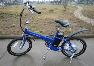 China 20 * 1.95 Tyre collapsible electric bike , Samsung Lithium Battery foldable e bike for sale