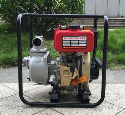 China Portable diesel engine water pump Manual Start 22m Rated Lift 2.5L Fuel Capacity for sale