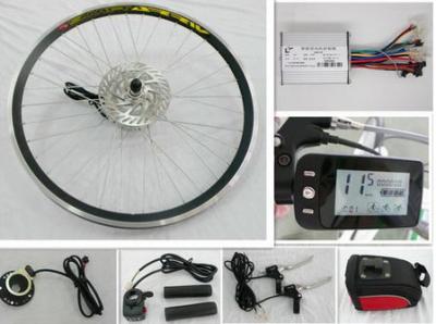 China Doble - equipos de la conversión del ebike del rayo de los bordes de la aleación de la pared, 1/1 equipo eléctrico de la conversión de la bicicleta del PAS en venta