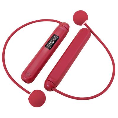 China Plastic Gym Fitness Speed ​​Calorie Counting Digital Wireless Smart Radio Jumping Jump Rope With Counter for sale