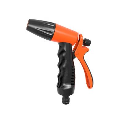 China Variable Flow Control Plastic Back Trigger Garden Water Hose Nozzle Spray Gun With Soft Grip Handle for sale