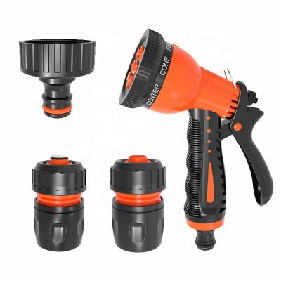 China Variable Flow Control Garden Car Water Nozzle Hose Cleaning High Pressure Spray Gun with Quick Connector for sale