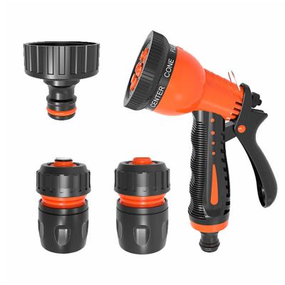 China Variable Flow Control Adjustable Garden Car Jet Water Nozzle Hose Cleaning High Pressure Spray Gun with Quick Connector for sale