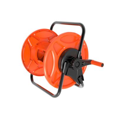 China ABS Flexible Plastic Garden 1/2 Freestanding Water Hose Reel Cart With Flexible Handle for sale