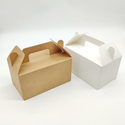 China Biodegradable Take Away Food Boxes French Fries Fried Chicken Nuggets Paper Food Packaging Box With Logo for sale