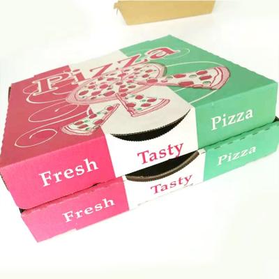 China Recyclable Custom Printed E/B Scooter Groove Die Cut Corrugated Pizza Box For Take Out for sale