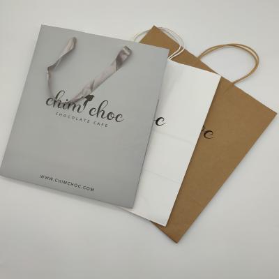 China Biodegradable Customize Design Kraft Paper Fancy Shopping Paper Bag Printing Custom Gift OEM Craft for sale