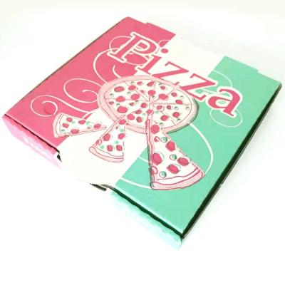 China Wholesale Recyclable 4 Color Print And Custom Food Cardboard Pizza Packing Box for sale