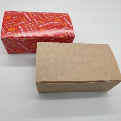 China Biodegradable Take Away French Fries Fried Chicken Nuggets Box Food Packaging for sale