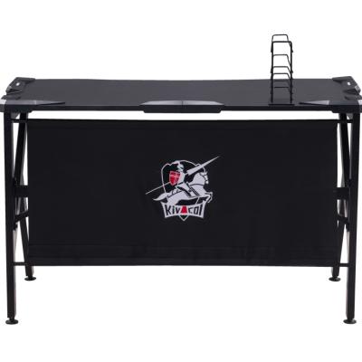 China Game Table CARLFORD All PC Computer Desk Wholesale Black With Sheter Fabric for sale