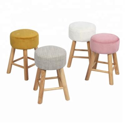 China Comfortable Colorful Design Simple Dining Chair, Long Leg Bar Stool Kitchen Furniture With Wood Frame For Cafe, Hote, Restaurant for sale