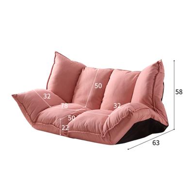 China Pink Fabric Sofa Bed Without Leg from SOFA BED, Living Room Sofa Bed, Japanese Bed and Sofa Floor Sofa Bed Wholesale for sale