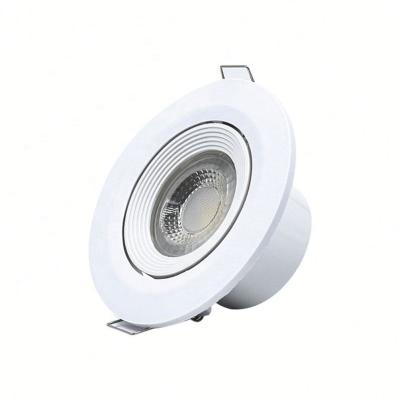 China Embeded gold supplier 5w cob led round indoor downlight for sale