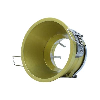 China Embeded adjustable led spotlight housing ceiling lamp holder MR16 GU10 360 degree downlight fixture for sale