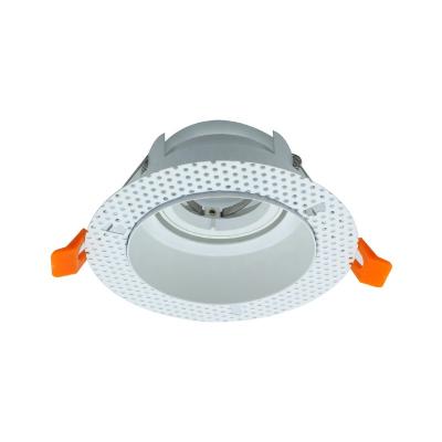 China Modern Round Adjustable Anti Glare Enclosed Downlights Led Recessed Trimless Down Light for sale