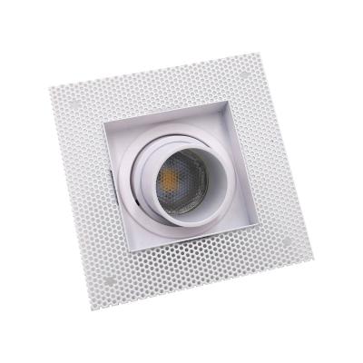 China Modern Aluminum 8w 360 Degree Ceiling Anti Galre Square Led Trimless Downlight for sale