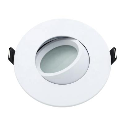 China Modern Downlights round led 10w 360 degree gu10 ip65 recessed rotatable downlight for sale