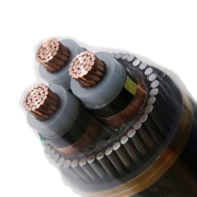 China Factory Price 26/35kv Underground Medium Voltage Cable Armored XLPE Insulated Unearthed Cable for sale