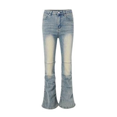 China Fashion New QUICK DRY Vintage Made Rocket Jeans Womens Mid Waist Small Skinny Female Straight Jeans Tall for sale