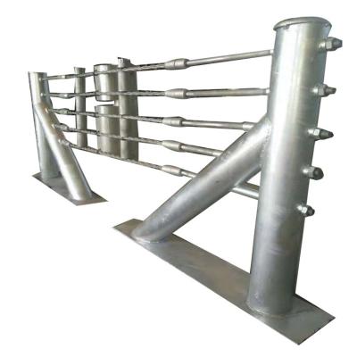 China Highway Guardrail Cable Barrier for Roadway Safety in Zinc Coating and Customized Color for sale