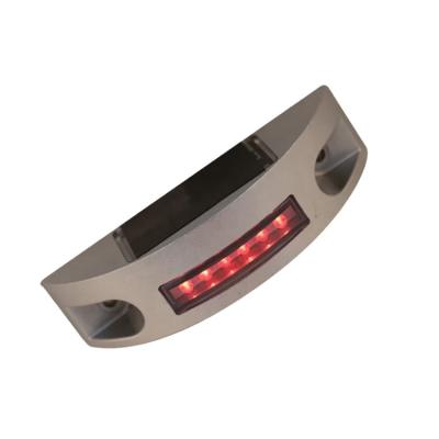 China Aluminium Safety Semi-circle Cat Eye Road Stud for Red LED Color Distribution for sale