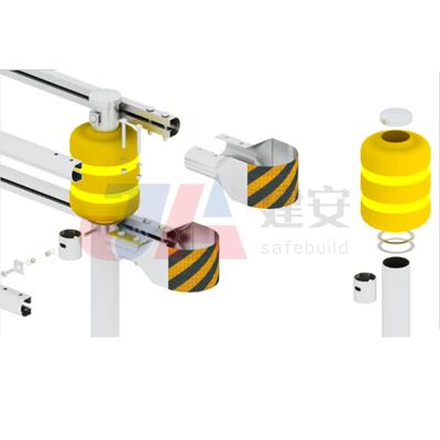 China CE Approved Roadway Safety 1 Meter Distance Eva Foam Rotary Barrier System for sale