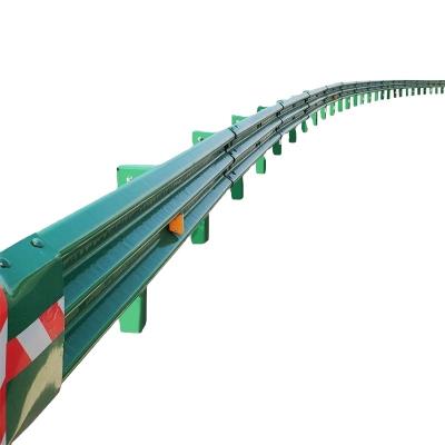 China Highway Guardrail AASHTO M-180 Galvanized Steel Traffic Barrier Zinc Coating 550-600g/m2 for sale