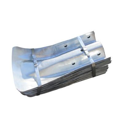 China Q235 Q345 Galvanized Steel Highway Guardrail Fishtail End for Customized Projects for sale