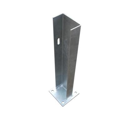 China Galvanized and Powder Coated Guardrail Flange Posts for AASHTO M-180 Roadside Barrier for sale