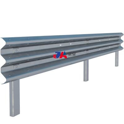 China Customized Galvanized Steel Crash Barrier Q235 Q345 Highway Guardrail Steel Fence for sale