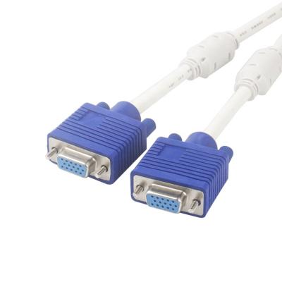 China COMPUTER factory wholesale 15 pin male to male VGA 3 + 6 cable 1m 1.5m 3m computer cable for sale