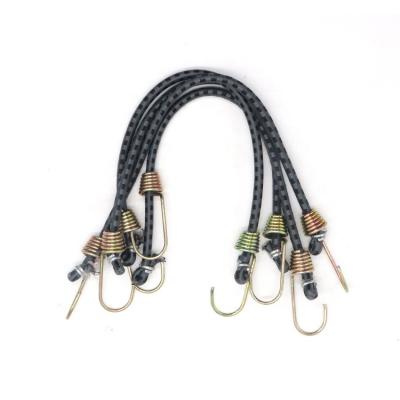 China Bundled Elastic Bungee Bungee Bungee Metal Hook Rope for sale