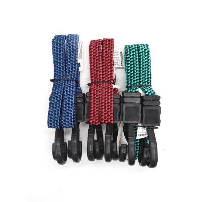 China Bundled goods luggage bungee strap with clips for sale