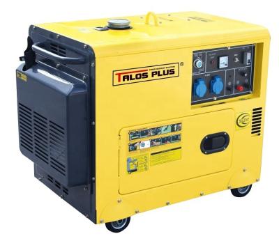 China 5 KVA DG6500ES Diesel Engine Portable Silent Generator Set for sale