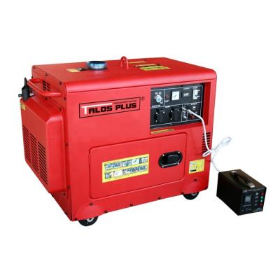 China 6kVA Portable Silent Diesel Home Standby Generator With ATS DG8500ES for sale