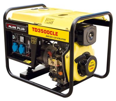 China 3kW portable generator TD3500CLE diesel for sale