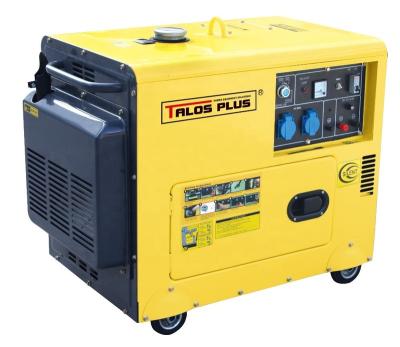 China 3kVA Diesel Engine DG3500ES Portable Silent Generator Set for sale