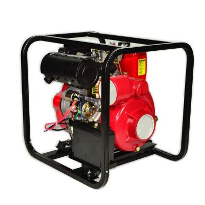 China Farms 3 Inch Cast Iron Portable Fire Fighting Diesel Water Pump for sale