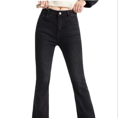 China Sustainable hot sale  Vintage casual plain Skinny pants Solid Denim casual plain Jeans For Ladies for sale