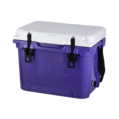 China QIBU 20QT Waterproof Mini Size Portable Picnic Cooler Drink And Food Hard Ice Chest for sale