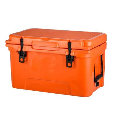 China Wholesale QIBU 45QT Beach Picnic Ice Cooler Box Waterproof Eco-friendly Outdoor Camping Portable Ice Chest With Wheels for sale