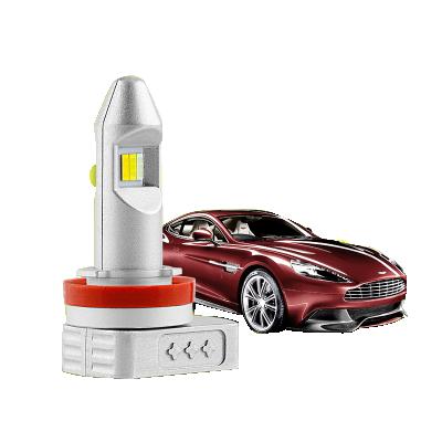 China Easy To Install 2.5 Inch Fanless Car LED Fog Lights Lamp Tricolor No Shadow 18W For 99% 2.5inch Cars for sale