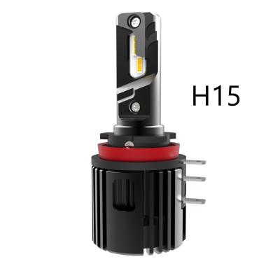 China Headlight and drive light modified cars used h15 canbus LED headlight bulb drl function built-in decoding for Benz GLK300 for sale