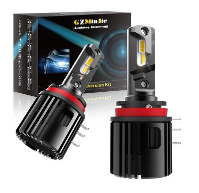 China Aviation 6063 H15 Aluminum Led Headlight Bulb DRL10000lm 12v 6000k For Ford Ranger Explorer For Gold 6 For Audi A3 A6 for sale