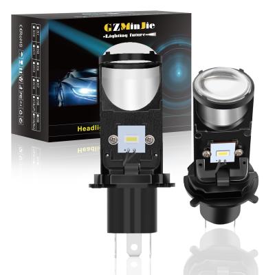 China Auto Ignition Headlight Mini Projector Lens High Low H4 Projector Lens Led Headlight Bulbs 12v 24v For All Cars for sale