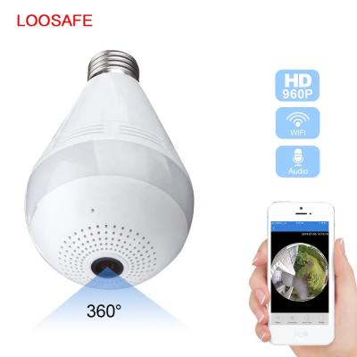 China Human Motion Tracking Popular Bulb V380 360 Degree WiFi 960P Panoramic INTELLIGENT High Definition Security Video Surveillance Camera With Two Way V for sale