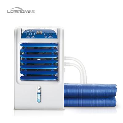 China Lonmon PVC Gel Water Cooling Sleep Cooling Pad With 12V Air Cooler Fan Pets Cooling Mat Bed for sale