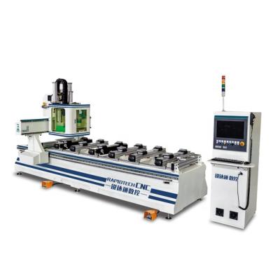 China High Quality Machine Repair Shops PTP Wood CNC Router Side Drilling 4 Axis CNC Router Machine With Italy Global Head for sale