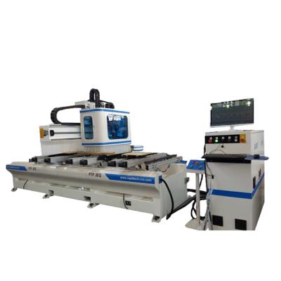 China Heavy And High Speed ​​PTP CNC Router Center Arm Single Type For Wood Drilling / Automatic Change Tool 3 Axis CNC Machine 3012 for sale