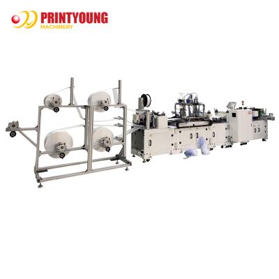 China ZYN95-60 Public Semi-automatic 3 Ply Nonwoven Face Mask Welding Making Machine for sale